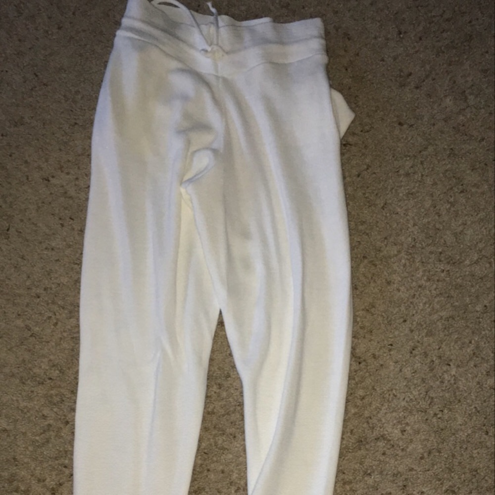 White PYT Joggers